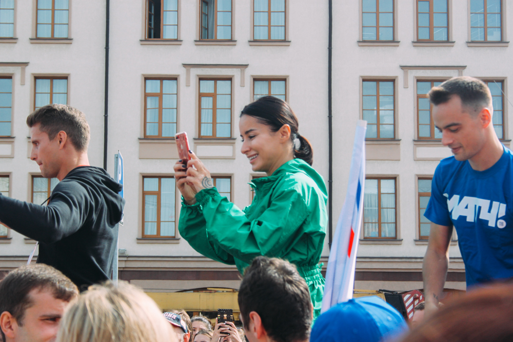 Тренировка МАТЧ ТВ. Фоторепортаж