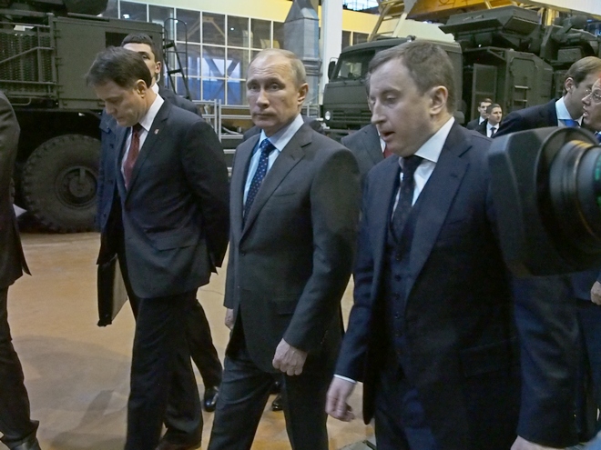 Владимир Путин на "Щегловском валу"