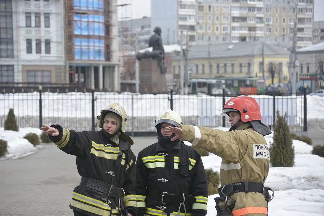 Пожарные учения в Музее оружия: ФОТО Пожарные учения в Музее оружия: ФОТО