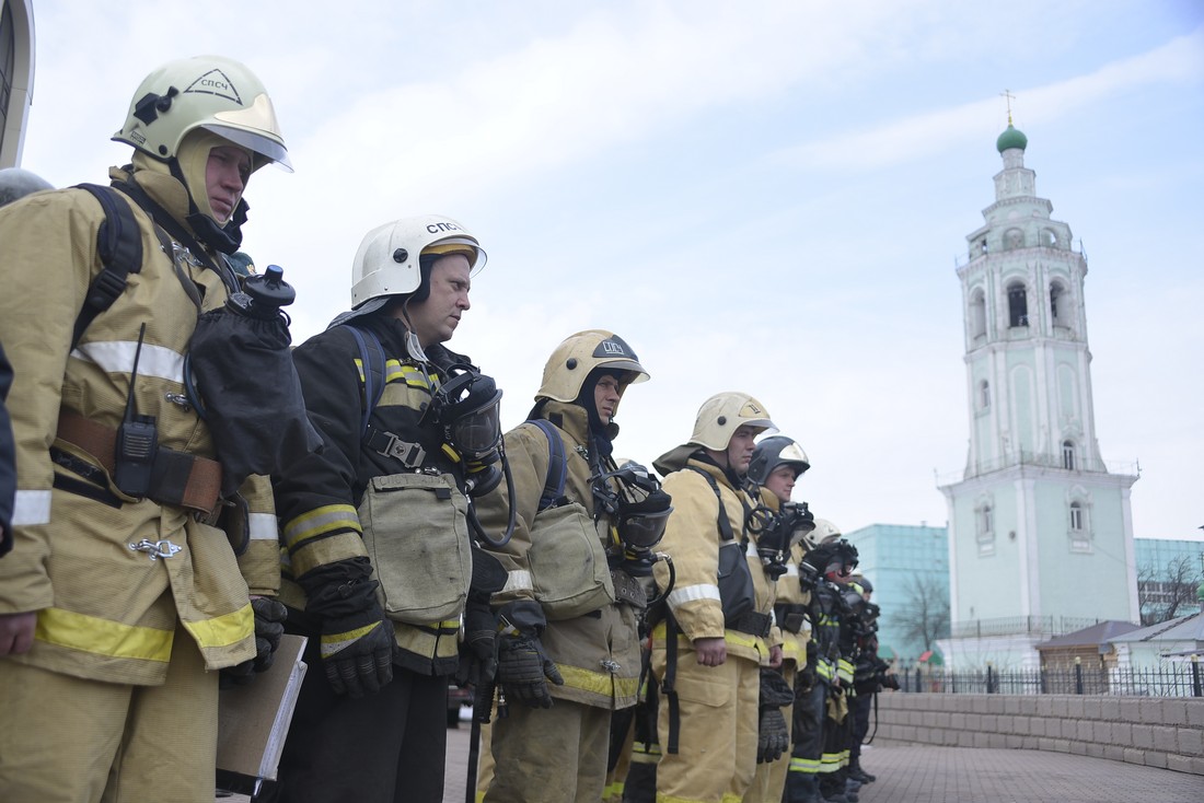 Пожарные учения в Музее оружия: ФОТО Пожарные учения в Музее оружия: ФОТО