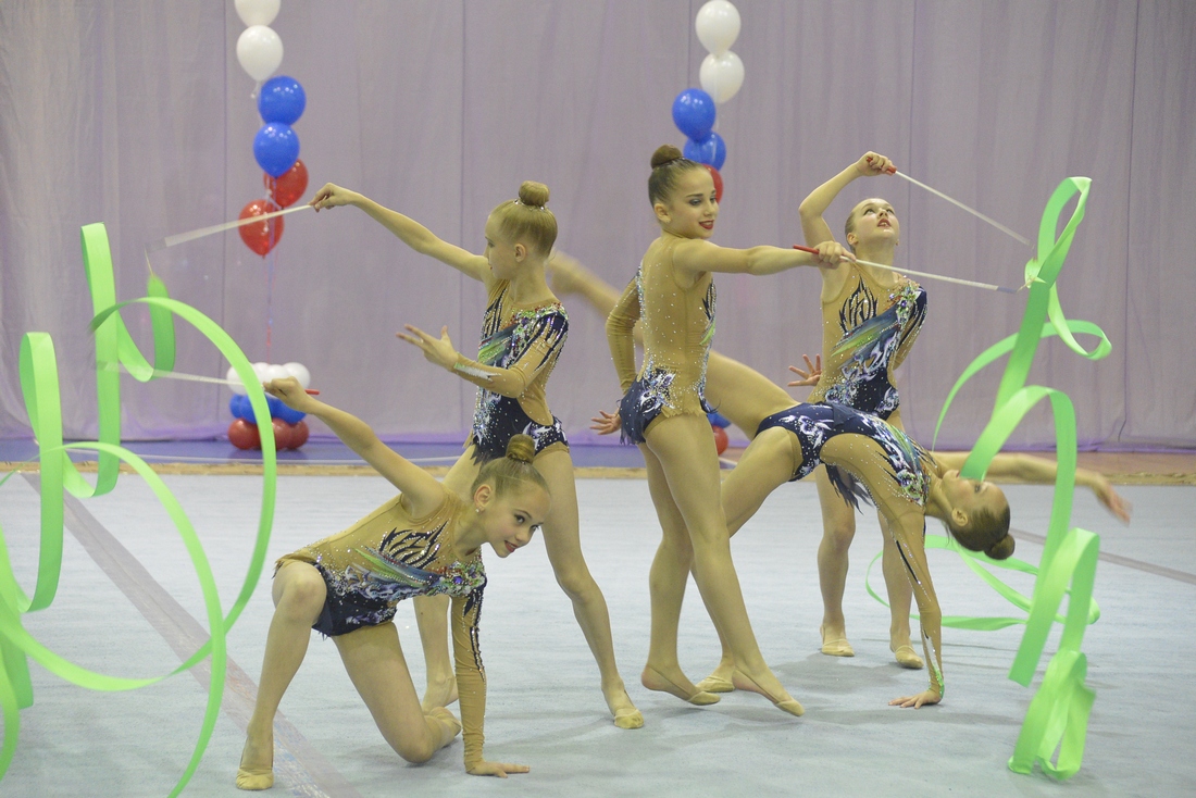Соревнования по художественной гимнастике: ФОТО