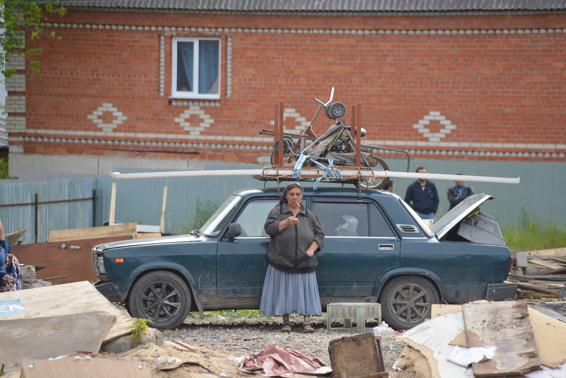 Освобождение земельных участков от незаконных строений на Косой горе: ФОТО
