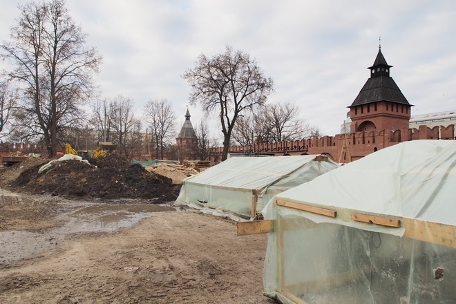 Археологические раскопки в Тульском кремле