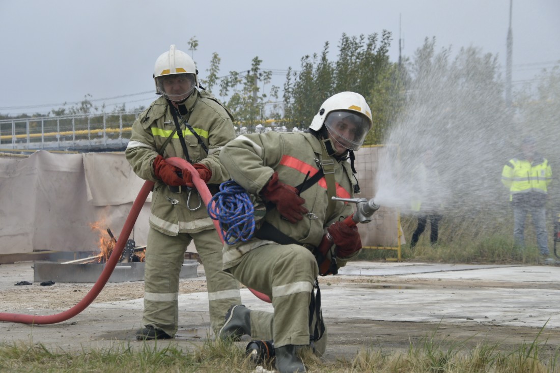 Учения пожарной охраны: ФОТО