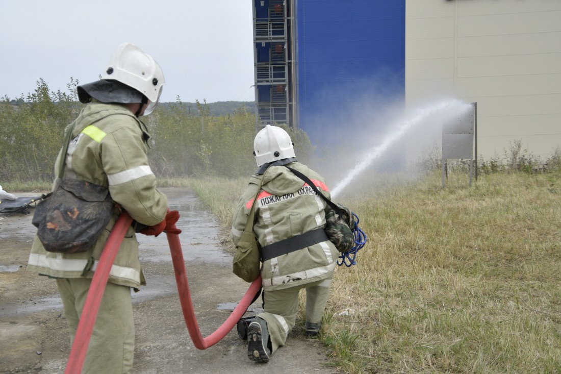 Учения пожарной охраны: ФОТО