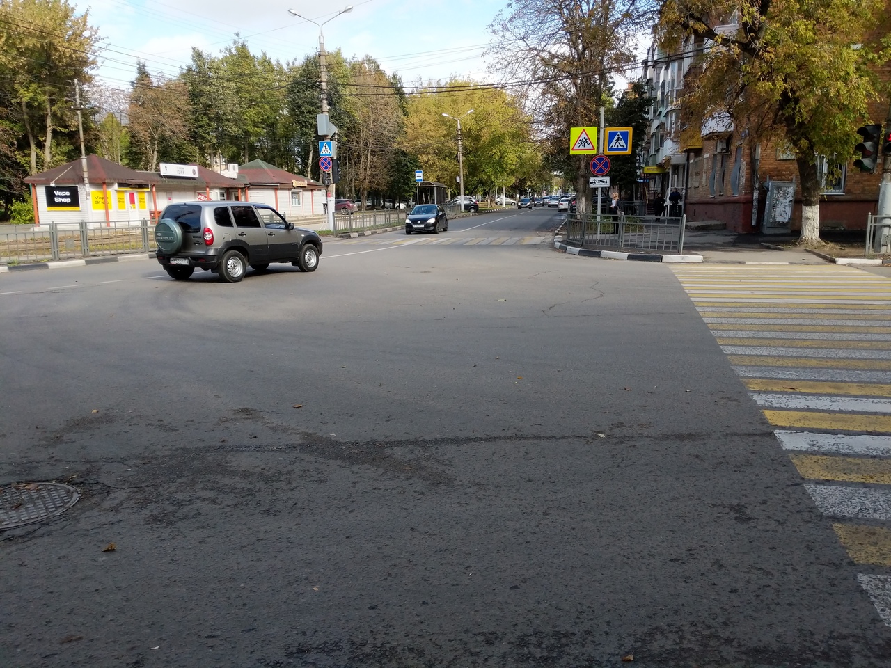 На участке ул. Ф. Энгельса запрещено движение в два ряда по одной полосе |  28.09.2018 | Происшествия | Центр71 - все новости Тулы