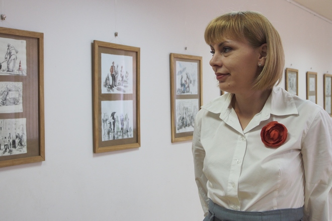 Открытие выставки Оксаны Кагальниковой "Нарисовались": фоторепортаж
