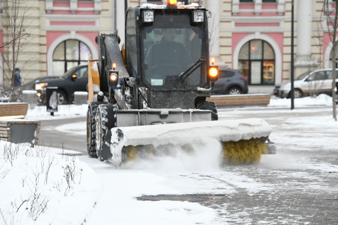 В Туле первый большой снег: ФОТО