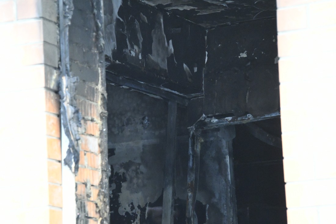 Последствия пожара и взрыва на ул. Марата: ФОТО
