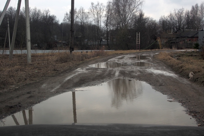 Дороги, которые не выбирают; фоторепортаж из посёлка Хомяково