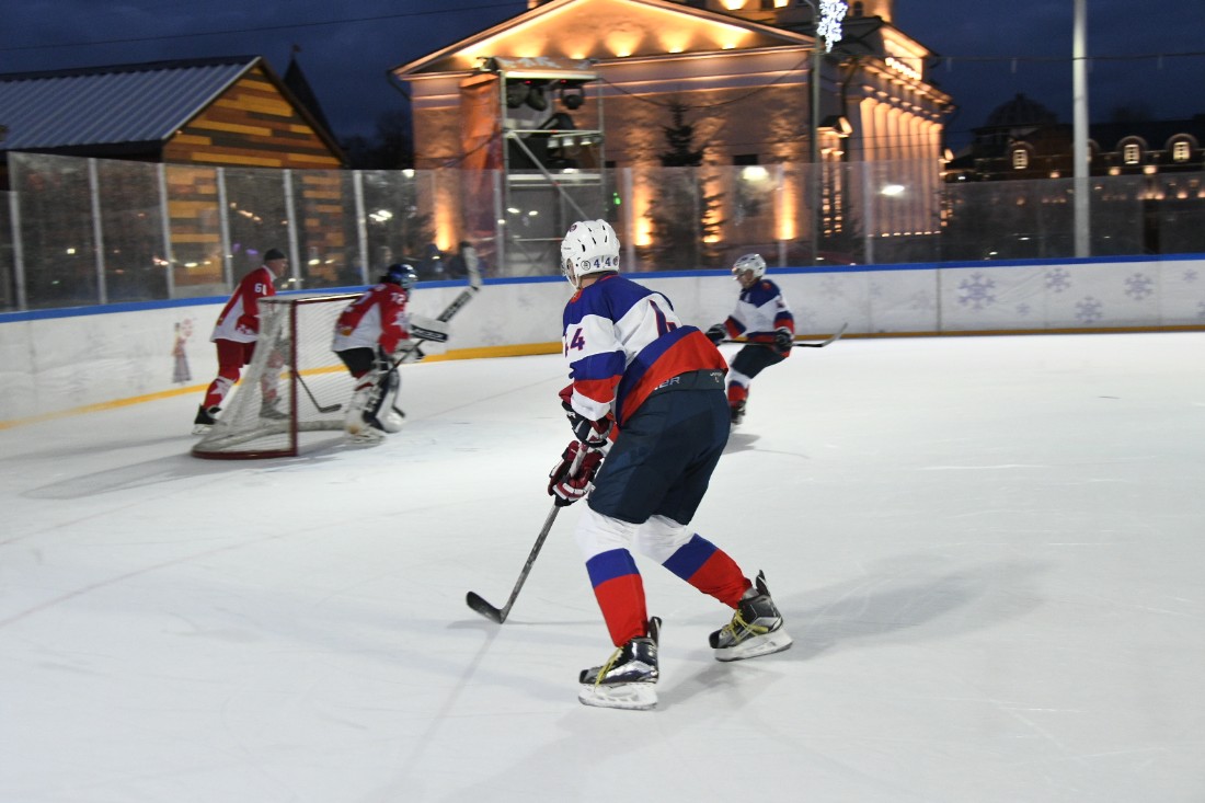 Легенды русского хоккея в Туле: ФОТО
