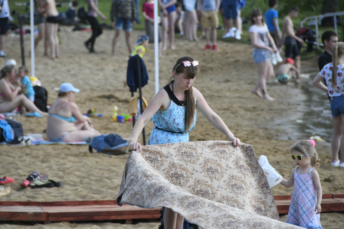 Туляки открывают пляжный сезон: ФОТО