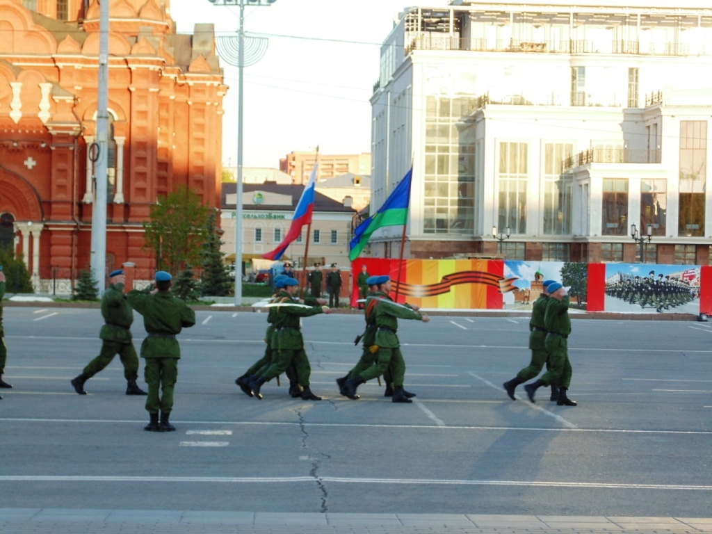 Репетиция Парада Победы в Туле. 3 мая