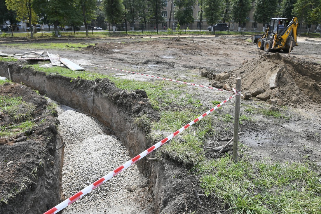 Ход реконструкции Кировского сквера: ФОТО Ход реконструкции Кировского сквера: ФОТО