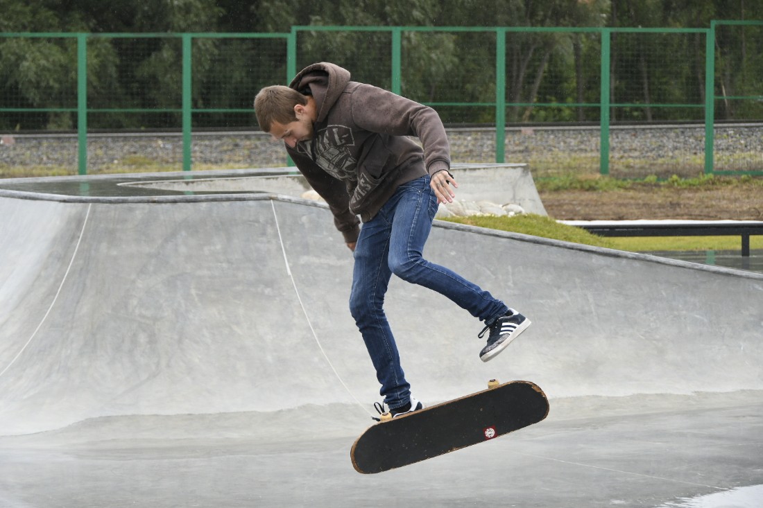 Новый скейтпарк: ФОТО