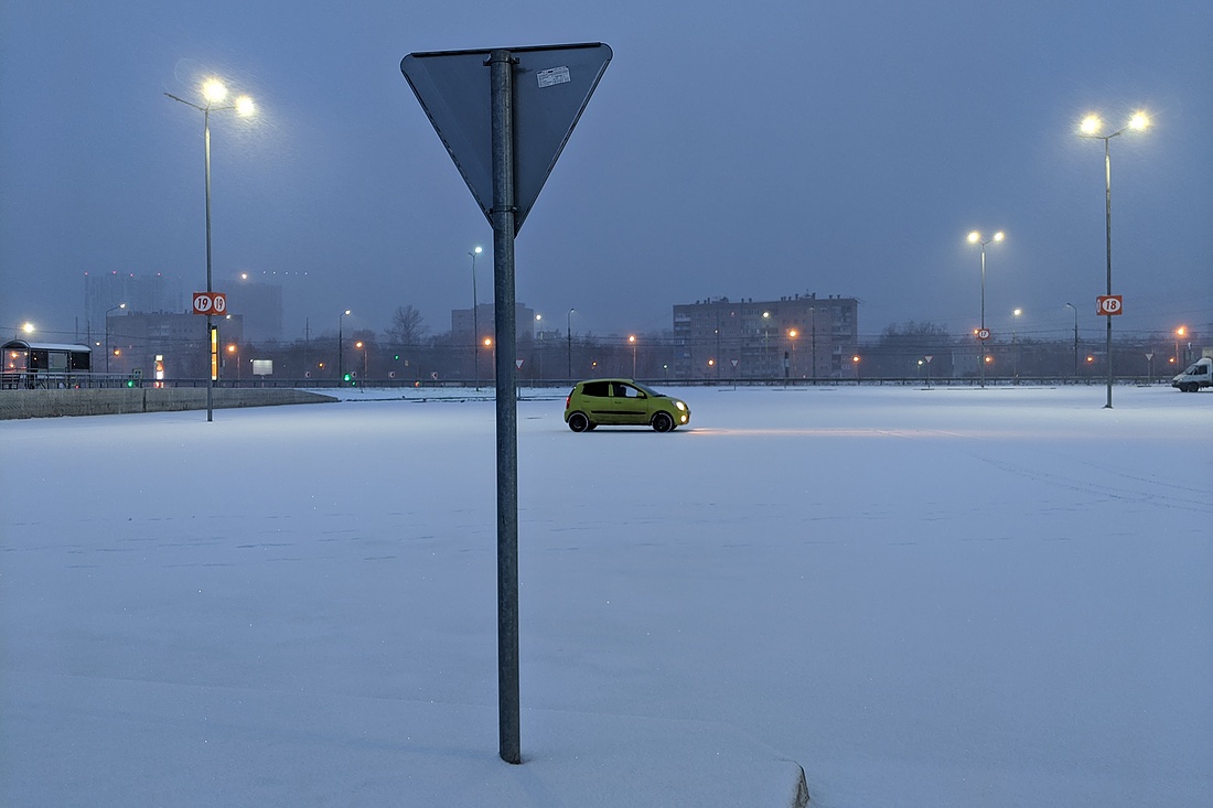 Утренний снег Утренний снег