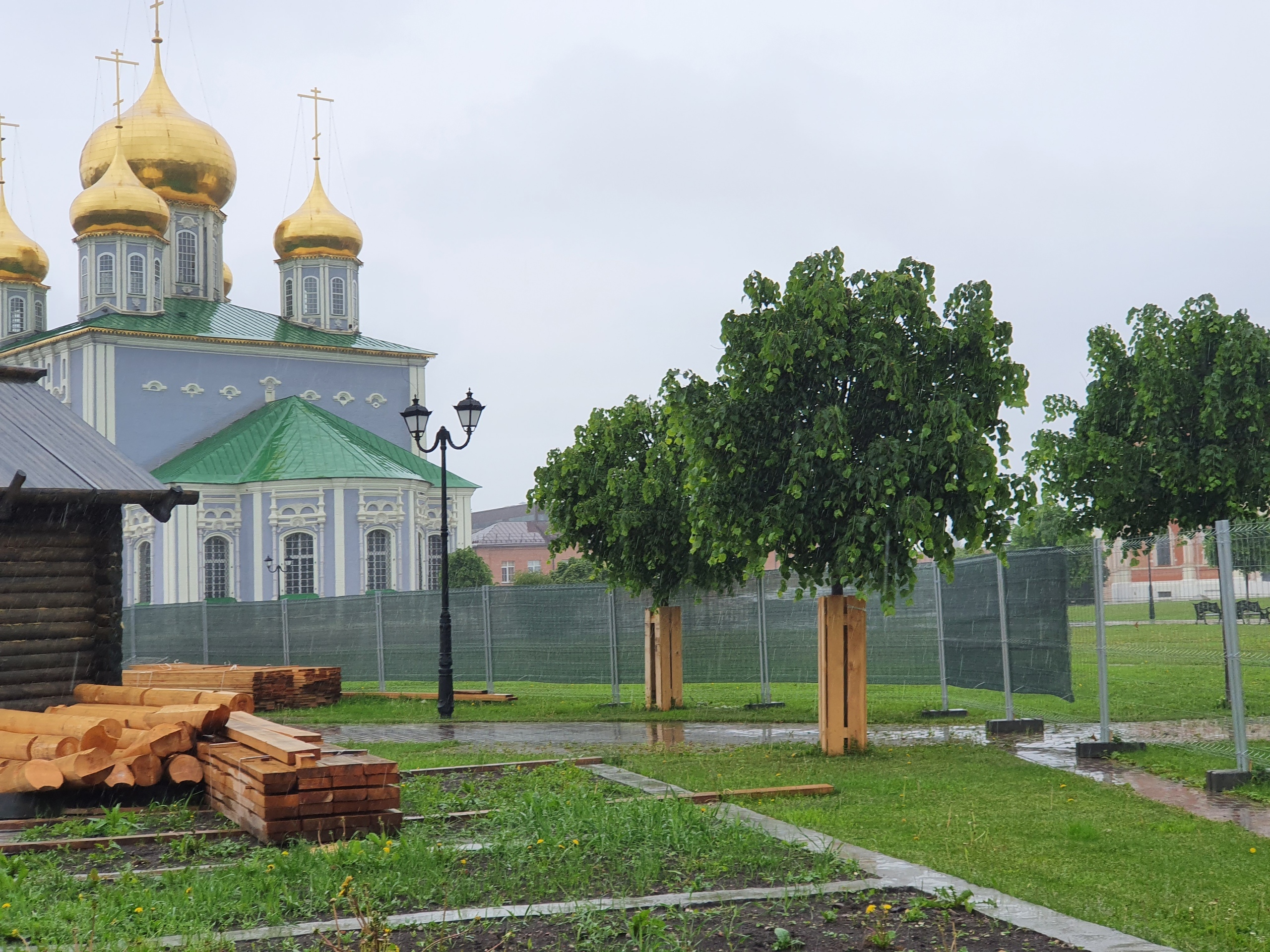 В Тульском кремле воссоздают осадные дворы: ФОТО В Тульском кремле воссоздают осадные дворы: ФОТО