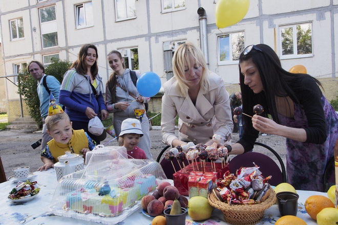 Праздник для детей украинских беженцев; фоторепортаж