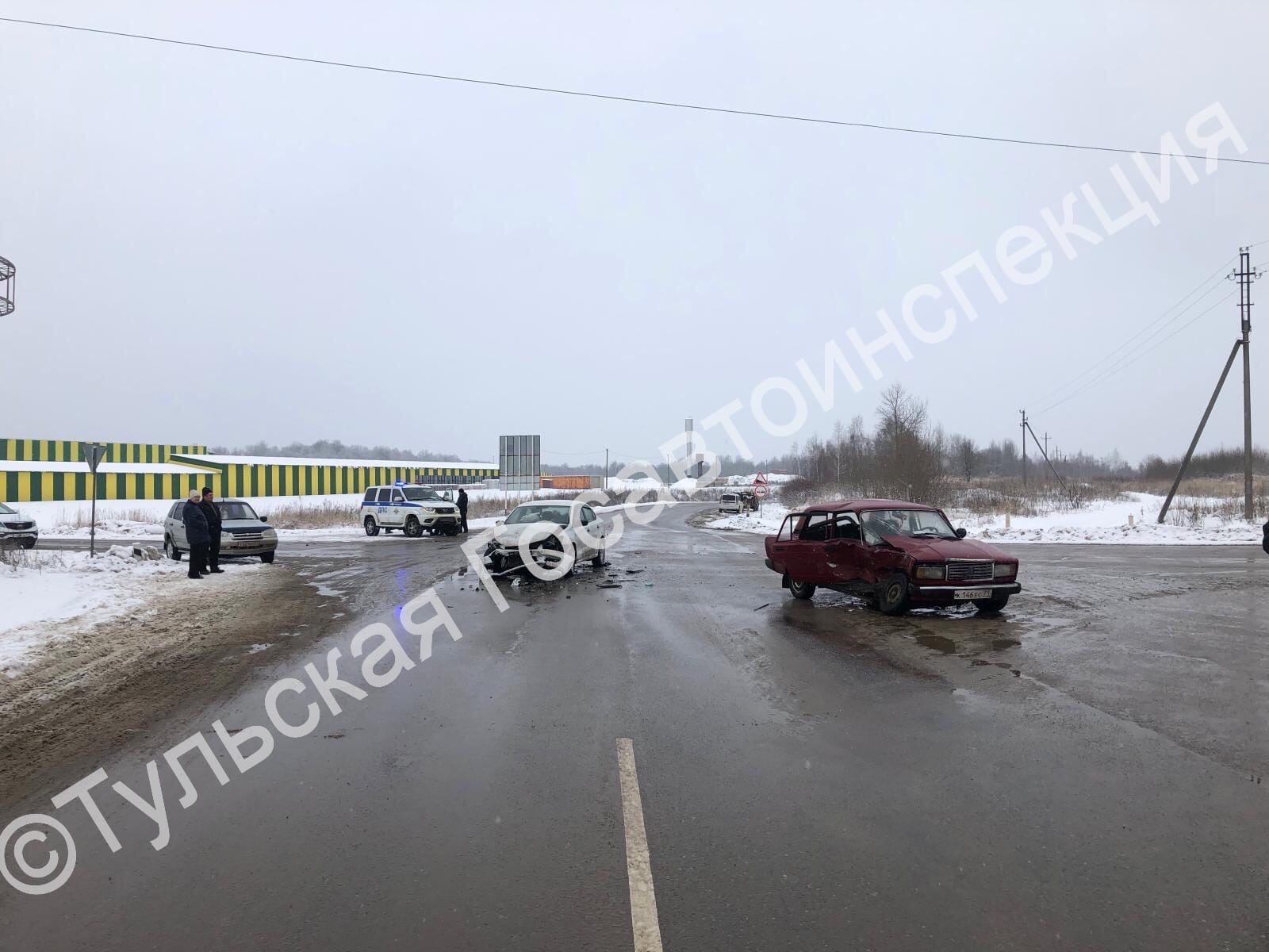 В Тульской области водитель ВАЗ 2107 спровоцировал аварию | 10.01.2021 |  Происшествия | Центр71 - все новости Тулы