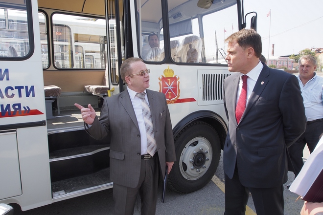 Новые автобусы для Тульской области; фоторепортаж