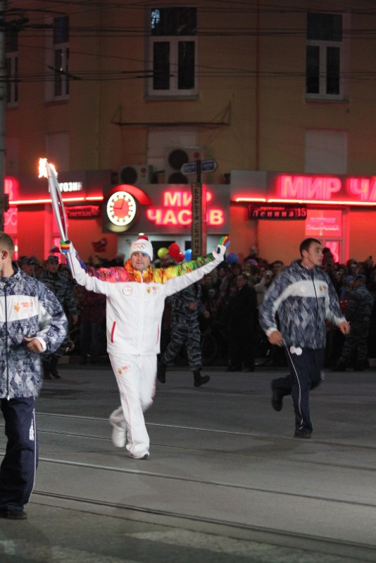 Олимпийский огонь в Туле