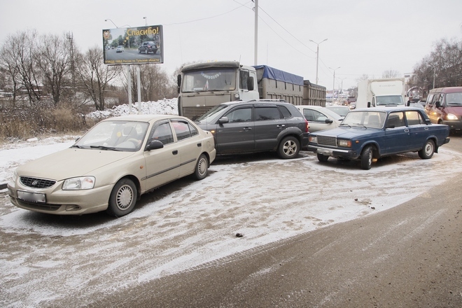 Авария, 6 машин, на Рязанке; фоторепортаж