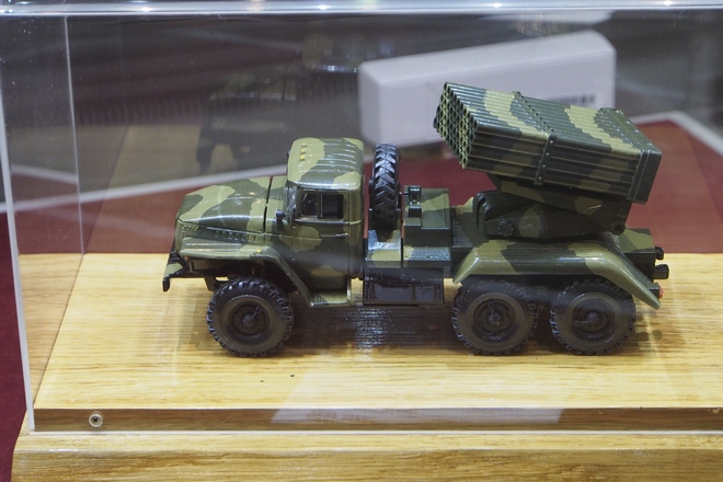 Модели российской военной техники в Музее оружия; фоторепортаж
