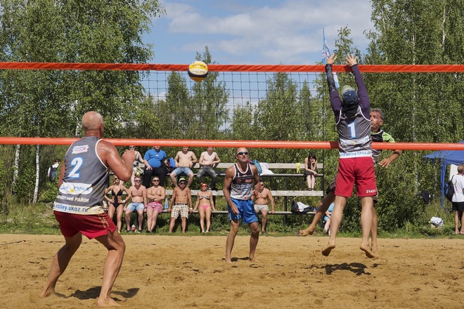 Пляжный волейбол; фоторепортаж