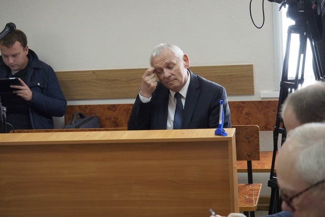 Суд над Александром Прокопуком, первое открытое заседание; фоторепортаж