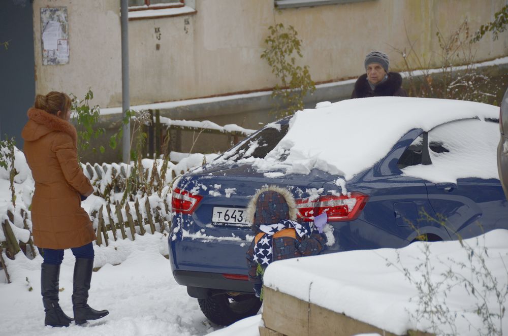 Снег в городе: фоторепортаж Снег в городе: фоторепортаж
