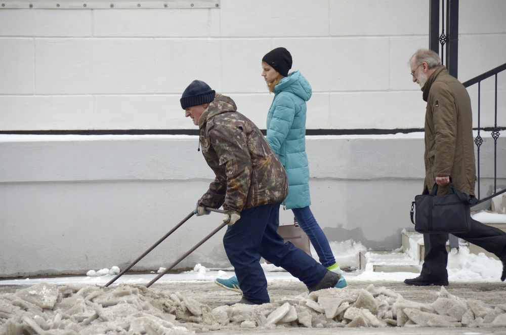 Снег в городе: фоторепортаж Снег в городе: фоторепортаж