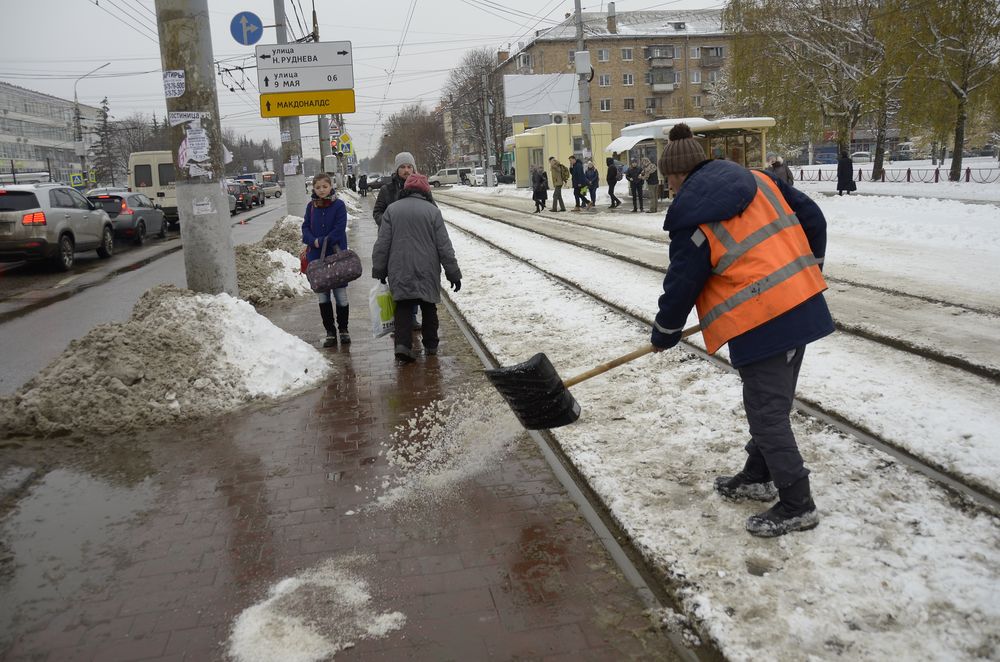 Снег в городе: фоторепортаж Снег в городе: фоторепортаж