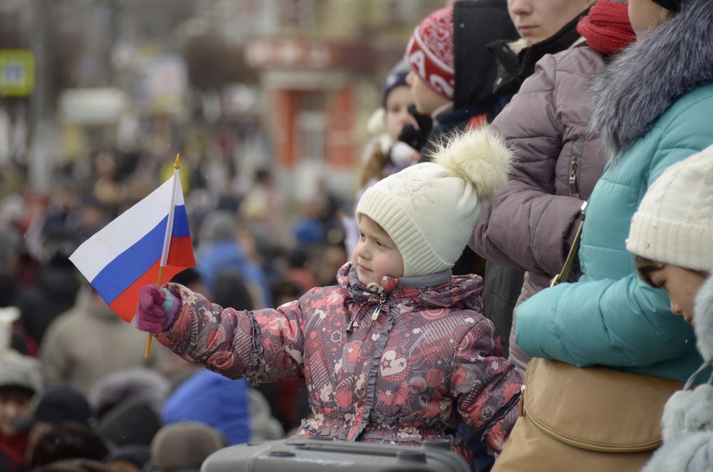 Флэшмоб в День Народного Единства: фоторепортаж Флэшмоб в День Народного Единства: фоторепортаж