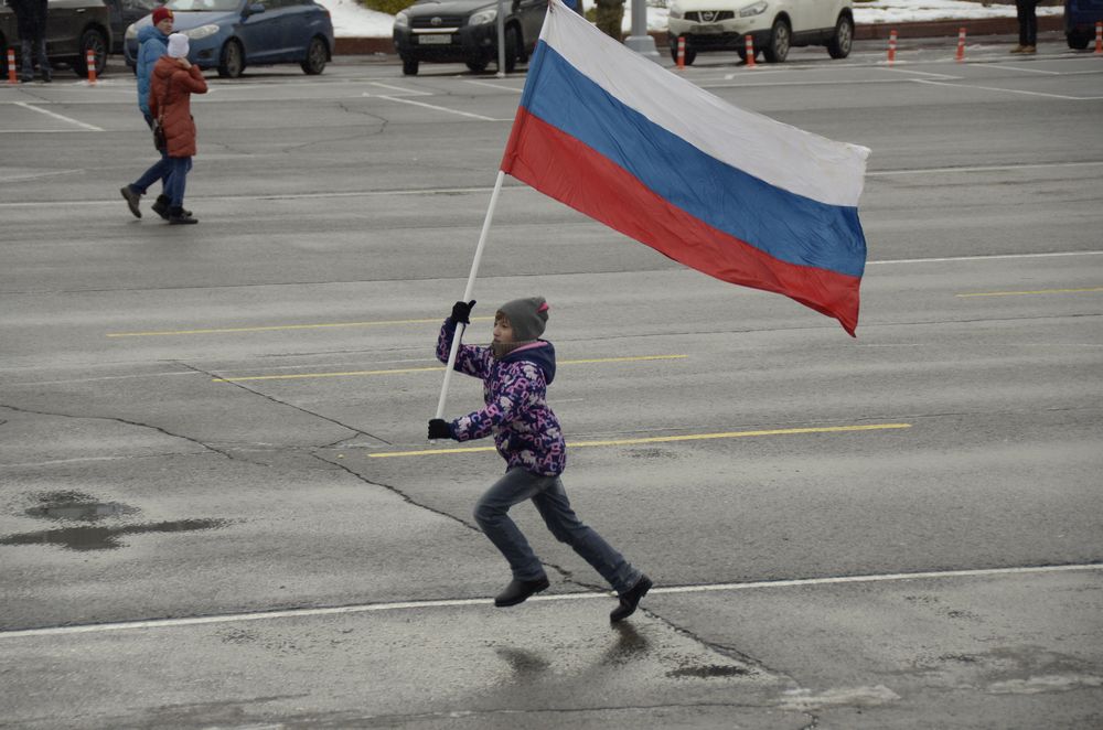 Флэшмоб в День Народного Единства: фоторепортаж Флэшмоб в День Народного Единства: фоторепортаж