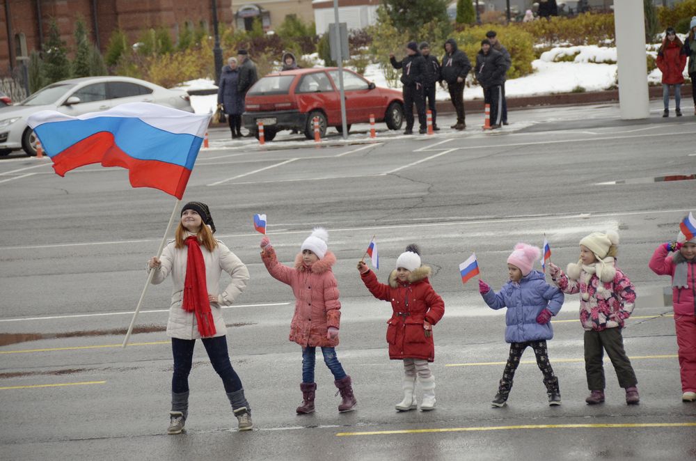 Флэшмоб в День Народного Единства: фоторепортаж Флэшмоб в День Народного Единства: фоторепортаж