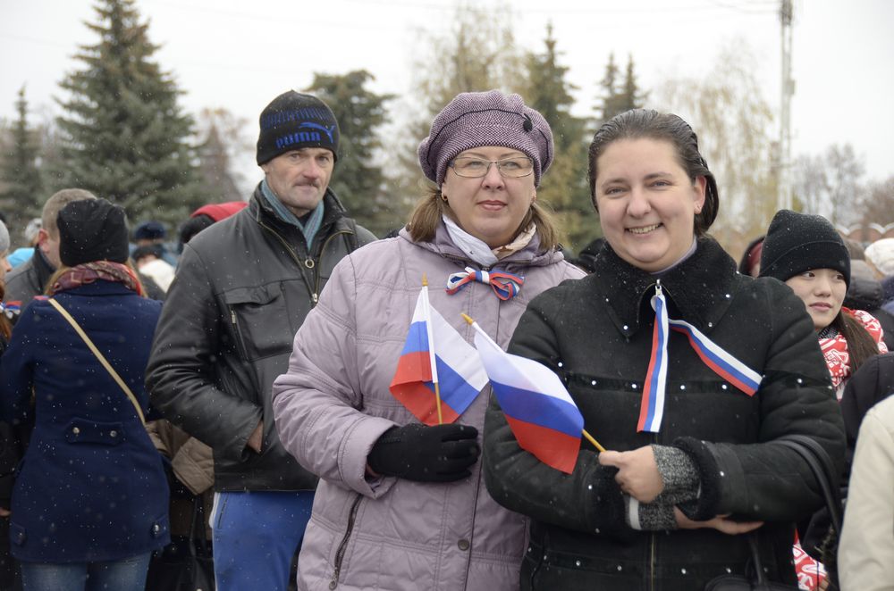 Флэшмоб в День Народного Единства: фоторепортаж Флэшмоб в День Народного Единства: фоторепортаж