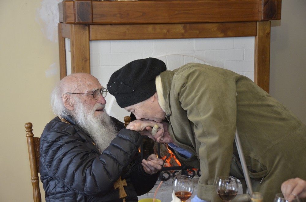 Старец, отец Анастасий отметил своё 102-летие! фоторепортаж